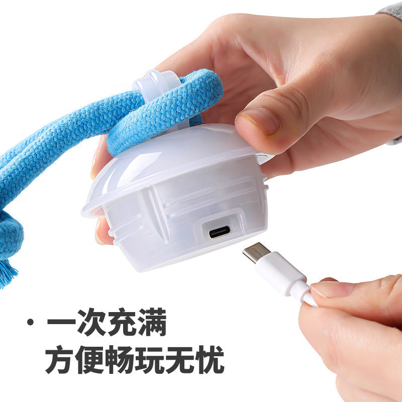 Electric pet toy ball rolling ball rechargeable dog toy bite-resistant interactive dog ball teething