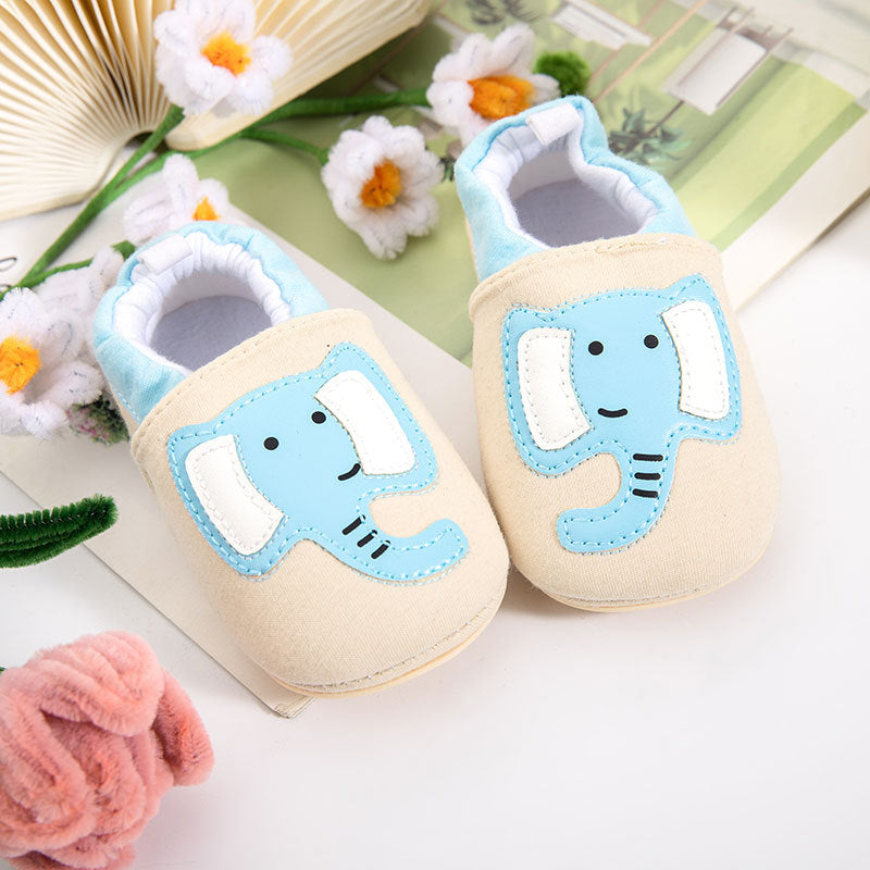 Factory direct sales baby soft sole toddler shoes 0-1-2 years old boys and girls baby shoes fashionable home non-slip baby shoes