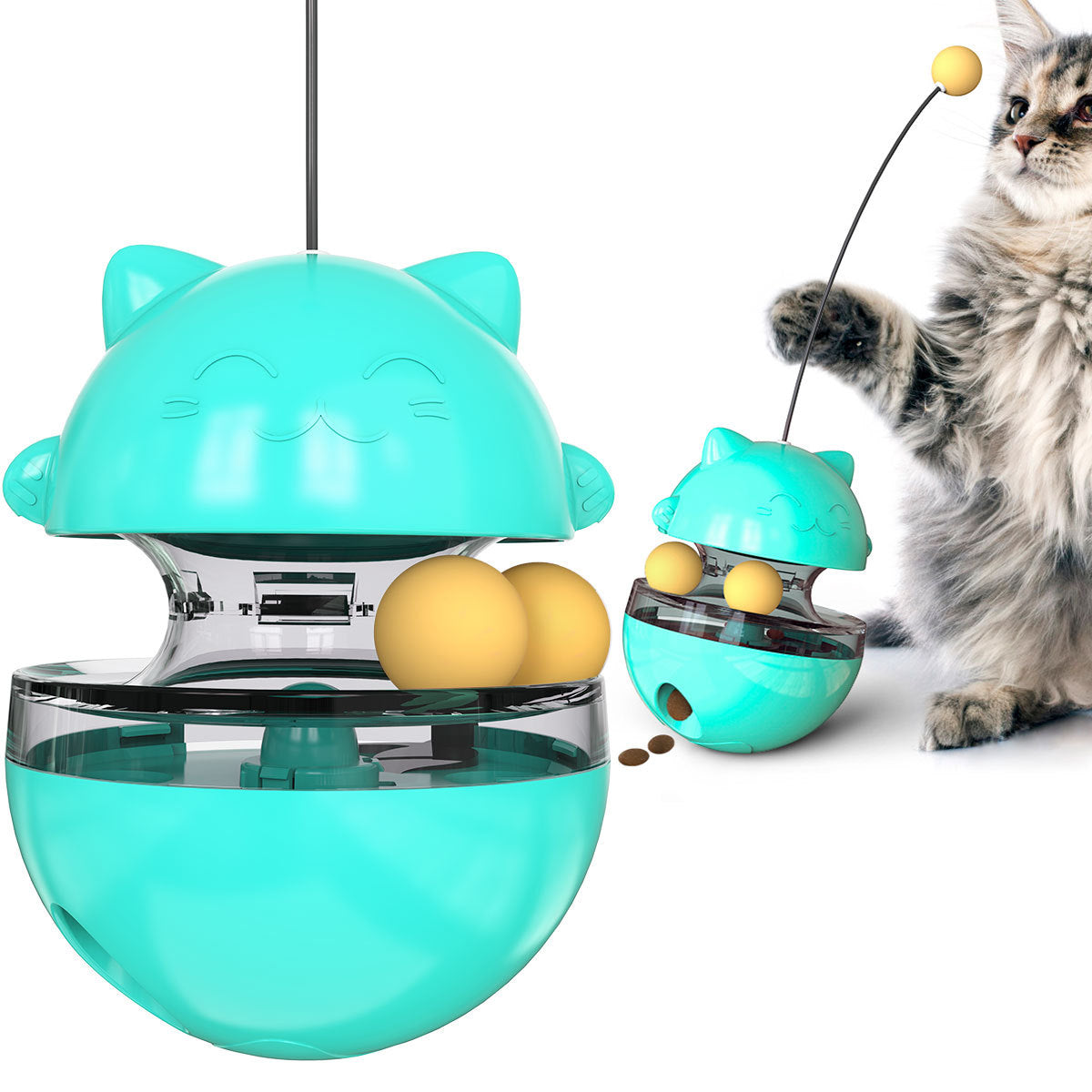 Pet supplies Amazon's new product explosion model electric vocal tumbler laser infrared ray tease cat toy
