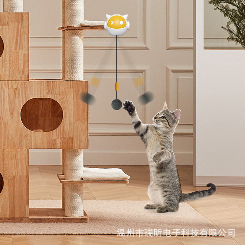 Cross-border pet electric toy play ball high quality pet dynamic lifting ball happy artifact fun entertainment ball