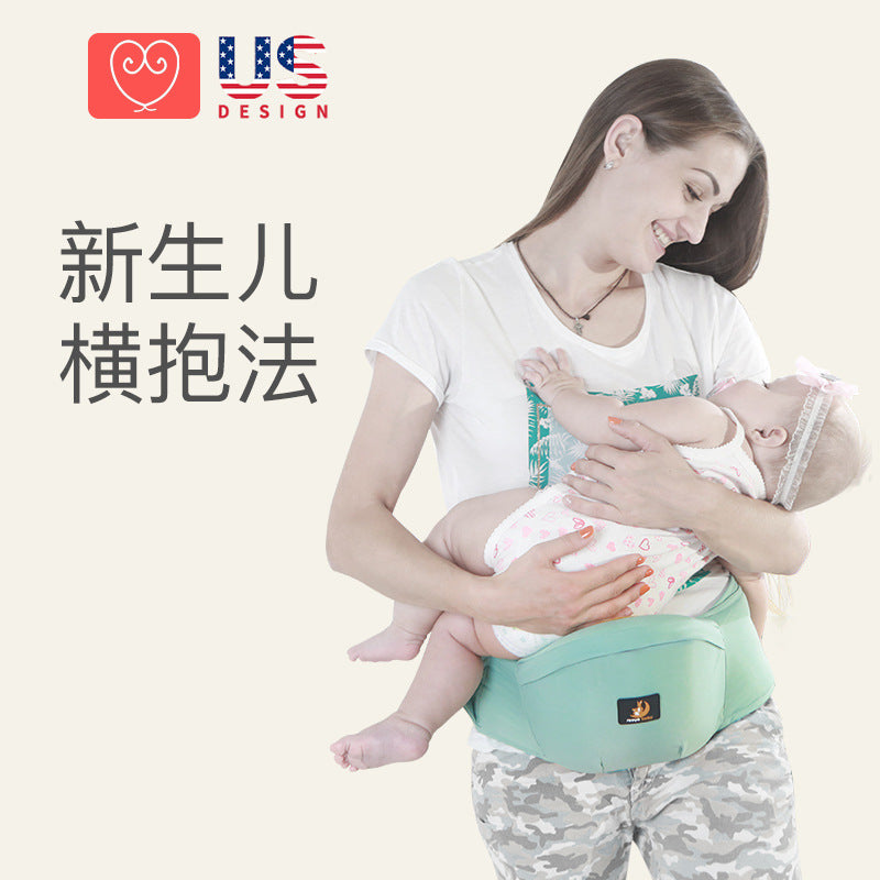 Cross-border baby waist stool multifunctional stool child holding baby artifact front and back dual-use lightweight four-season baby carrier