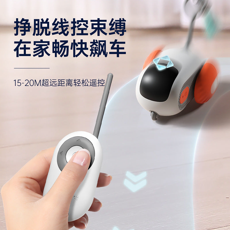 Pet gravity intelligent running car remote control electric cat toy self-entertainment small mouse cat stick cat pet