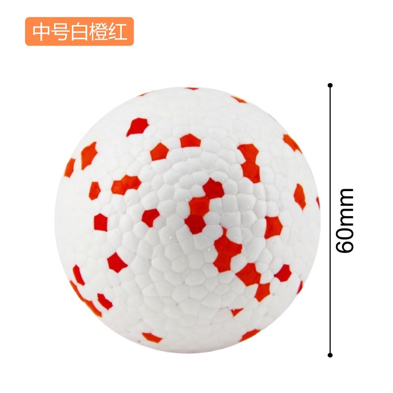 Eisenwell Explosive Ball High Elastic Lightweight Popcorn Ball Bite-resistant Teeth Grinding Pet Toy Dog Solid Toy Ball
