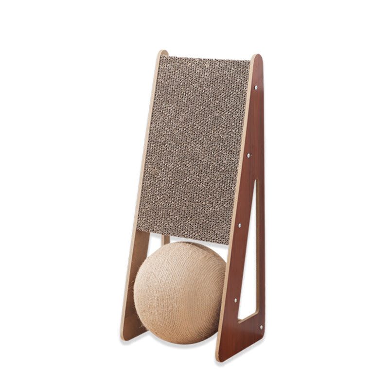 Pet cat scratching board cat toy cat claw board wholesale corrugated paper cat scratching ball does not drop crumbs large funny cat vertical against the wall