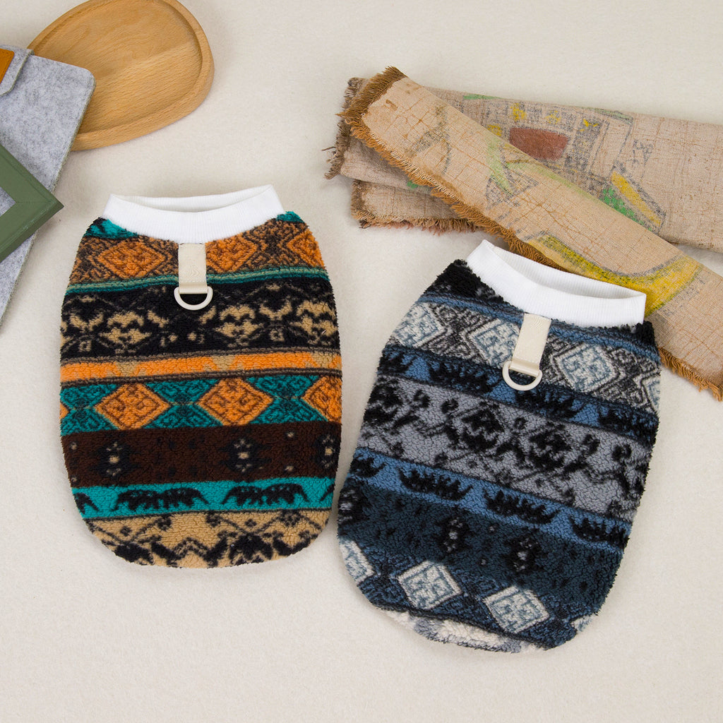 Pet dog clothes pet two-leg fleece pet dog clothing autumn and winter new 24 new Nordic style fleece