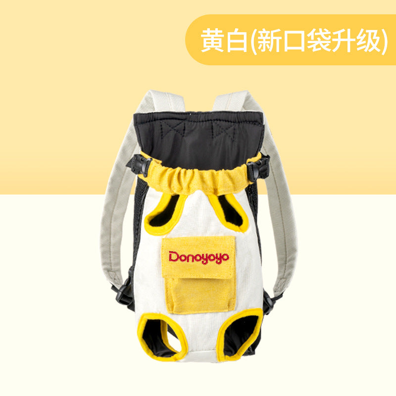 Dogs go out shoulders portable pet backpack dog bag back dog artifact cat small and medium-sized dogs carry a generation of hair