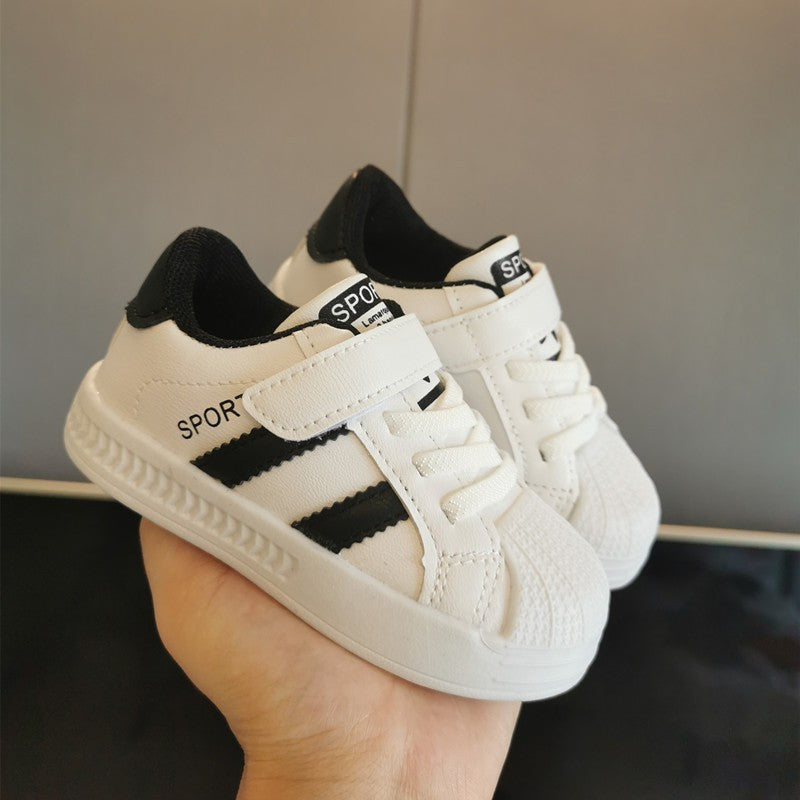Spring and autumn baby toddler shoes children kindergarten white shoes baby shoes children's sneakers boys shoes girls sports