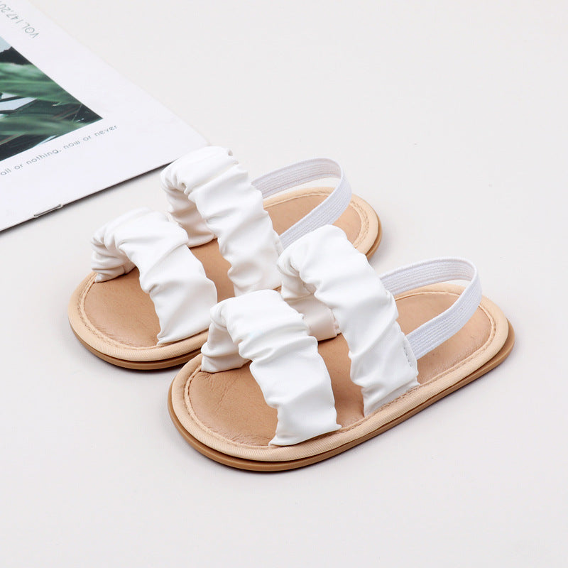 Baby sandals spring and summer infant soft bottom non-slip toddler shoes 0-2 years old breathable anti-drop shoes BXC4160