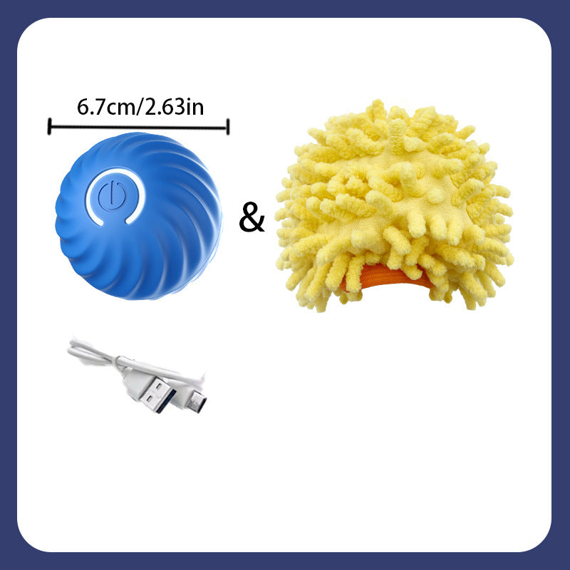 Pet gravity jumping ball dog toy ball gravity rolling ball cat toy ball cross-border hot sale