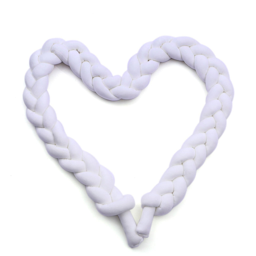 Baby crib surround ins new hand-woven long knotted ball three-strand braid anti-collision soft bag baby crib surround