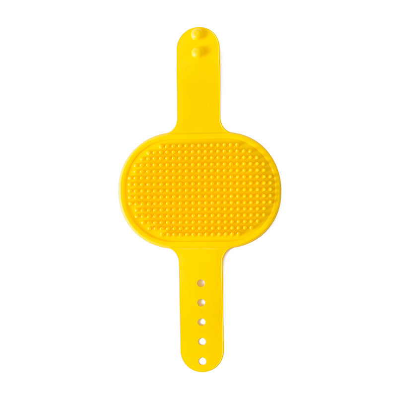 Toy silicone scratcher adjustable gloves massage brush pet comb dog cat clean combing bath brush