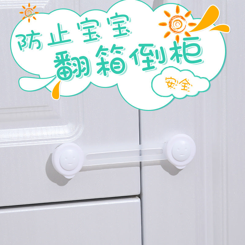 Baby safety lock drawer lock child anti-pinch cabinet door lock baby protection refrigerator lock for amazon