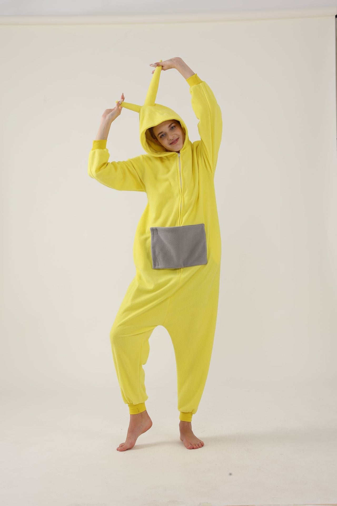 Salamander dragon taming tiger shark lion brown monkey Teletubbies adult cartoon one-piece pajamas Halloween cosp