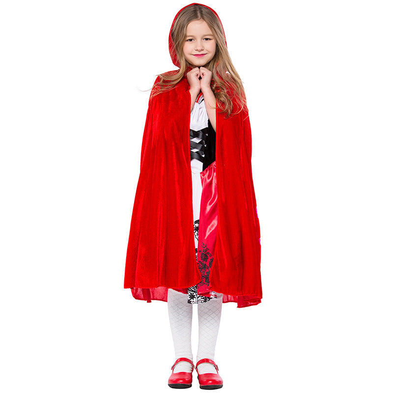 Halloween costumes for children and girls Little Red Riding Hood costumes Halloween masquerade ball Ghost Festival Amazon costumes