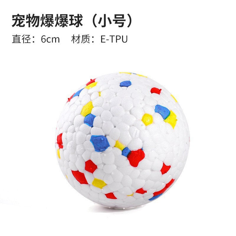 Pet toy ball latex sound bite resistant dog toy interactive training self-entertainment cross-border pet supplies wholesale factory