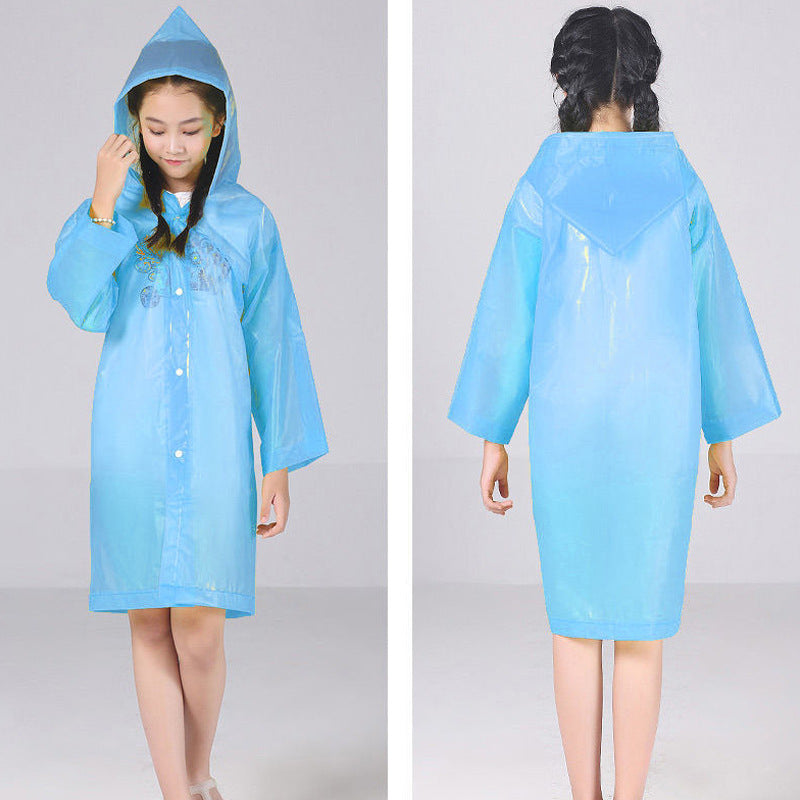 Children's raincoat kindergarten boys and girls baby raincoat primary school students waterproof thick raincoat 0-10 years old