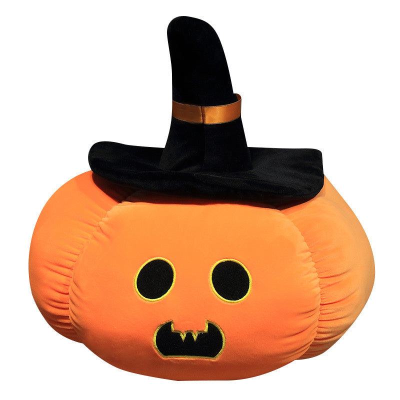Catching machine doll Halloween cartoon spoof pumpkin doll plush toy down cotton plush toy pillow gift