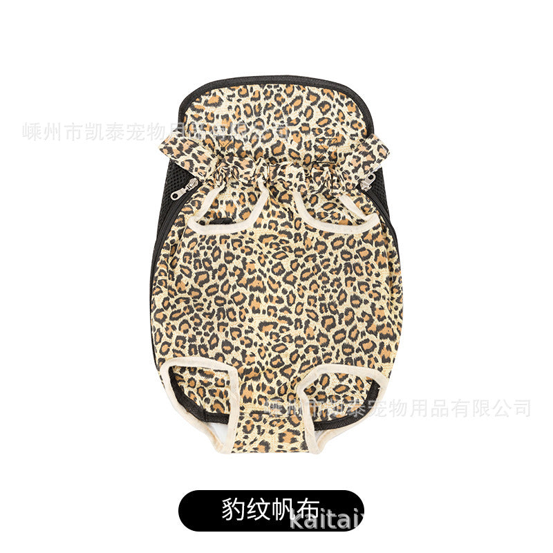 Factory direct sales pet chest bag for going out, comfortable and portable breathable dog bag and cat bag, pet shoulder bag