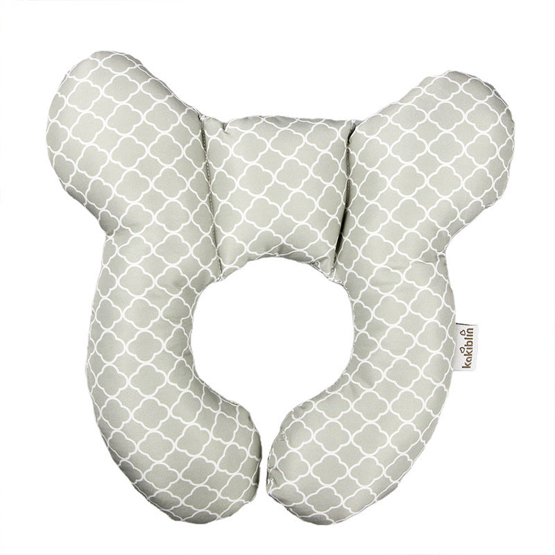 Children's head protection U-shaped pillow stroller fixed head pillow baby car safety seat sleeping head protection neck pillow