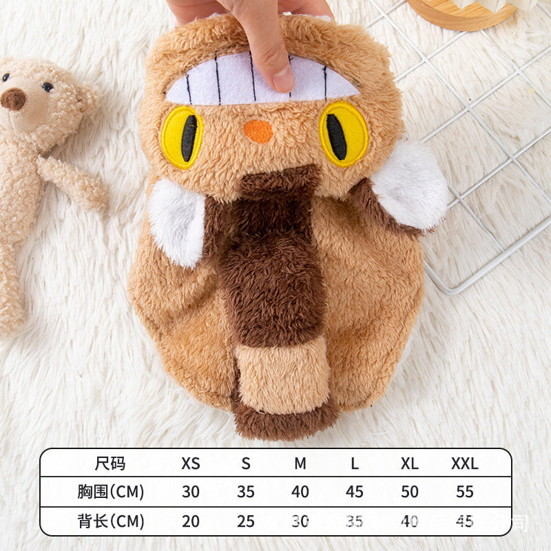 Pet Dog Clothes Autumn and Winter Warm Transformation Clothes Teddy French Doll Corgi Cat Puppy Dinosaur Funny Clothes Wholesale