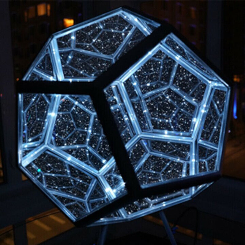 LED Night Light Infinity Dodecahedron Color Art Light Decoration Novelty Infinity Dodecahedron