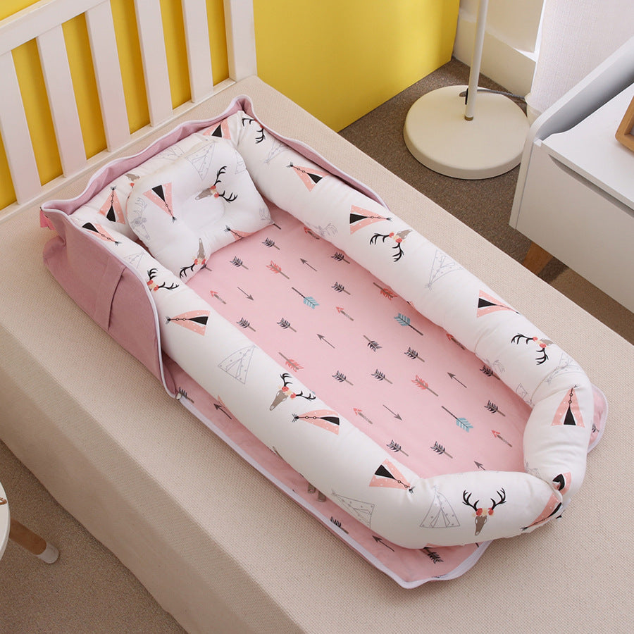 Hemei baby bed portable mommy hold baby nest isolation shoulder bag bed medium bed travel baby bed
