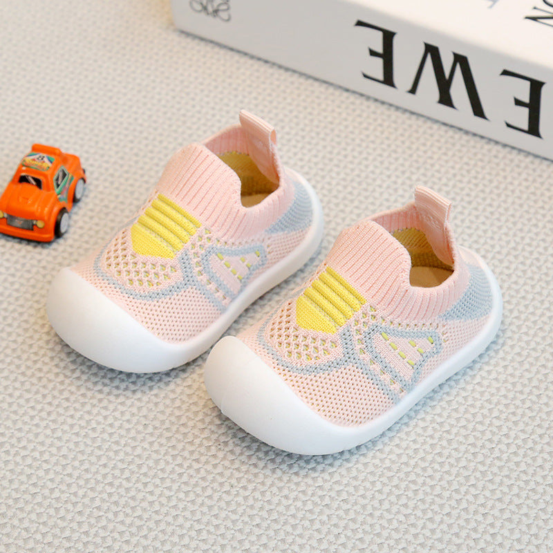 Foreign trade cross-border soft sole baby toddler shoes breathable mesh socks shoes one-step 1-3 years old baby toddler shoes summer