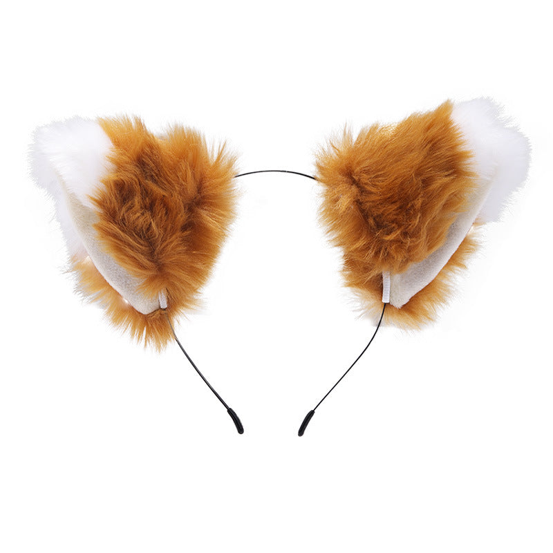 Amazon cross-border cat ear bell headband Cos cat girl hair accessories Christmas Halloween headdress accessories