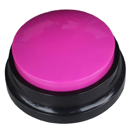 Dog communication button pet button interactive sounder communication voice recording toy