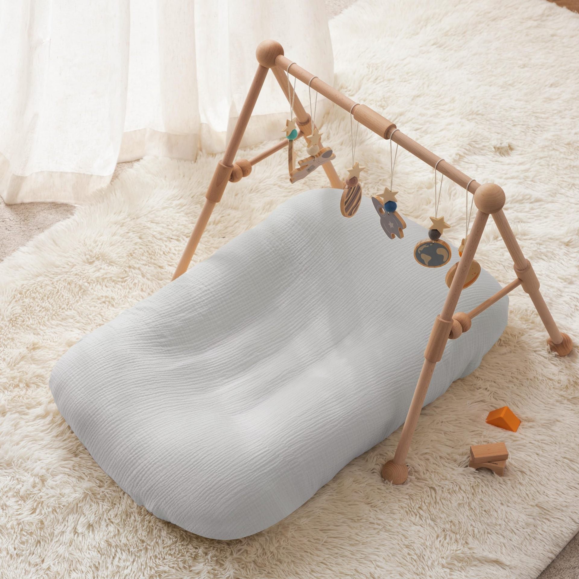 Cross-border hot-selling anti-uterine bionic bed cover portable detachable and washable baby bed mid-bed newborn bionic bed