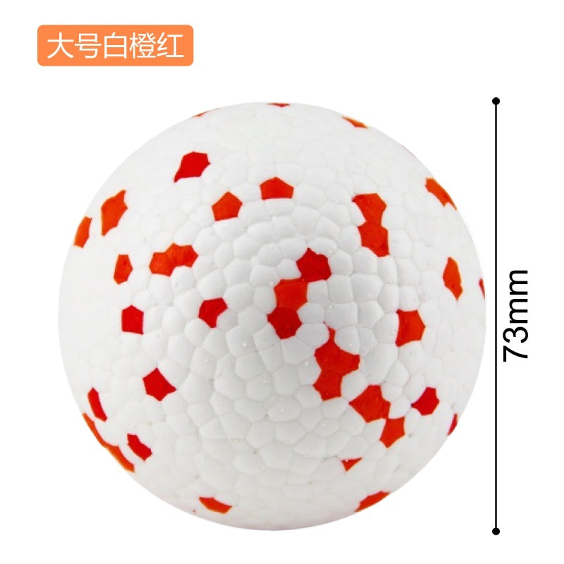 Eisenwell Explosive Ball High Elastic Lightweight Popcorn Ball Bite-resistant Teeth Grinding Pet Toy Dog Solid Toy Ball