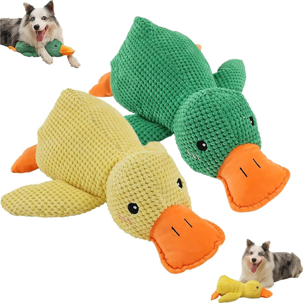 Dog toy teething plush chew-resistant Teddy Bichon Pomeranian milk dog sleeping sound relief artifact pet supplies