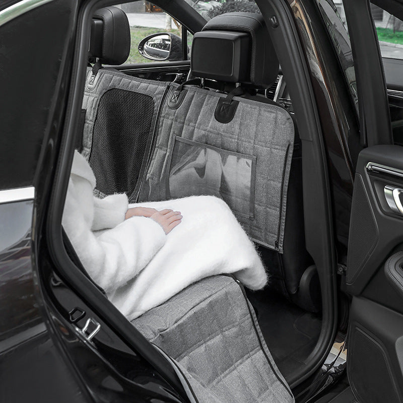 Detachable car pet mat waterproof car pet mat car rear anti-scratch pet mat pet supplies