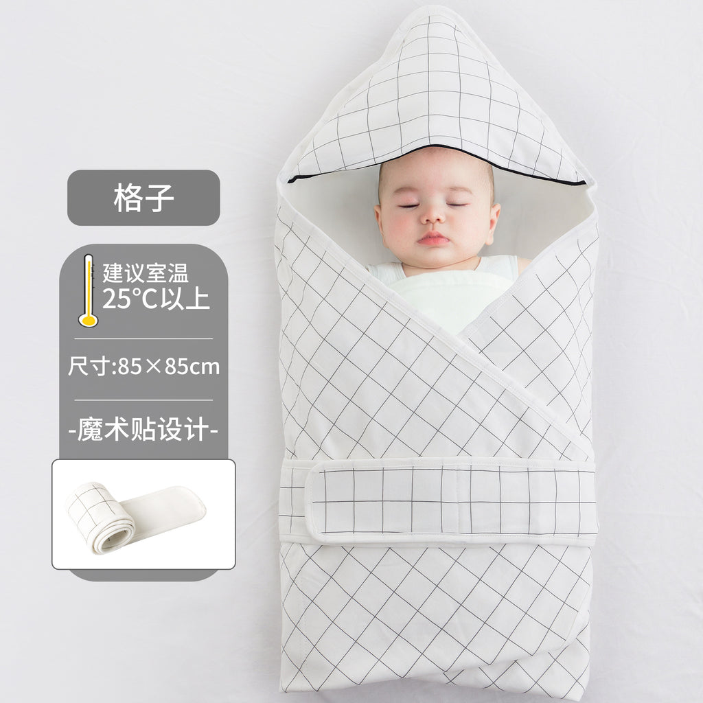 Baby blanket A pure cotton newborn blanket summer thin newborn baby blanket single anti-startle swaddle cover