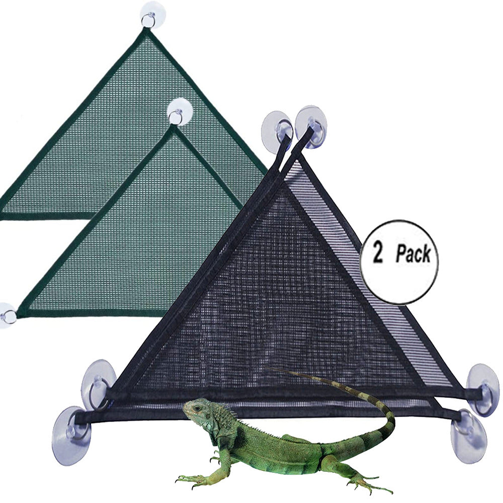 Lizard Hammock Reptile Snake Small Pet Supplies Pet Climbing Net Hammock Toy Swing Black