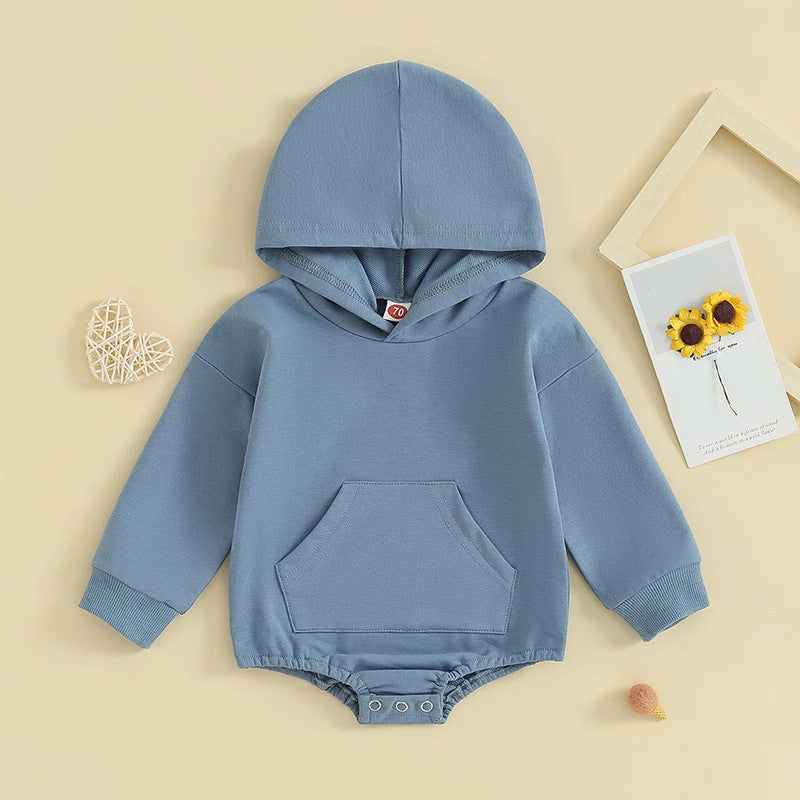 Baby autumn and winter jumpsuit hooded jumpsuit newborn toddler cross-border foreign trade jumpsuit romper soft and comfortable