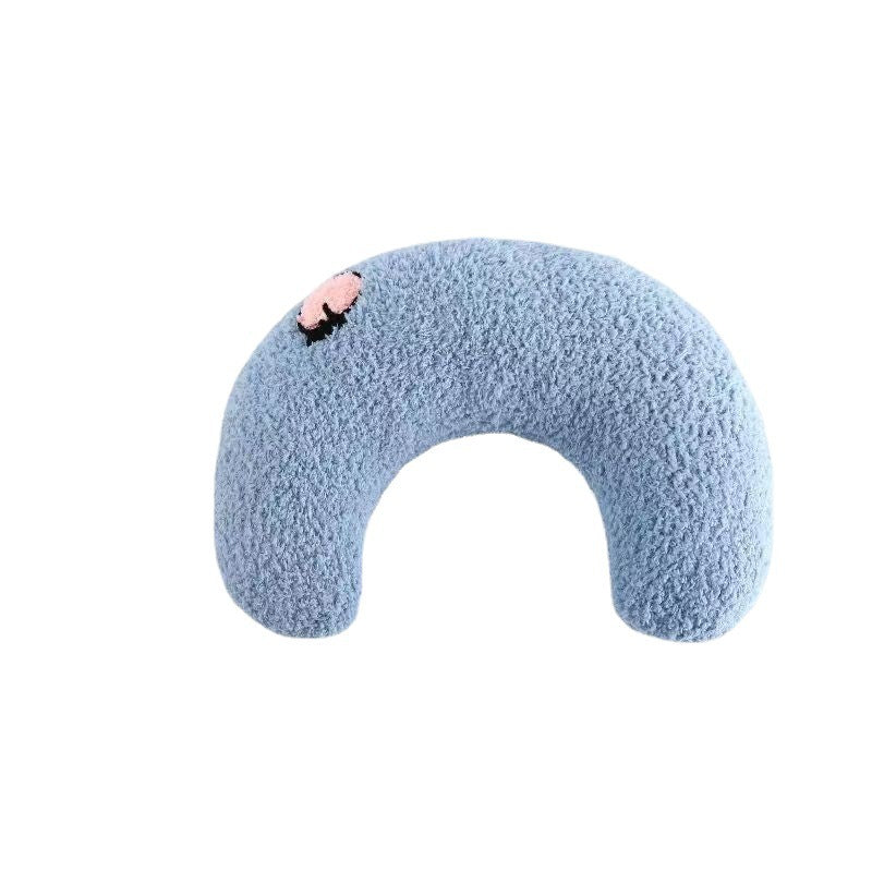 Pet Pillow Cat U-shaped Pillow Dog Pillow Protects Cervical Spine Deep Sleep Toy Pet Crescent Pillow