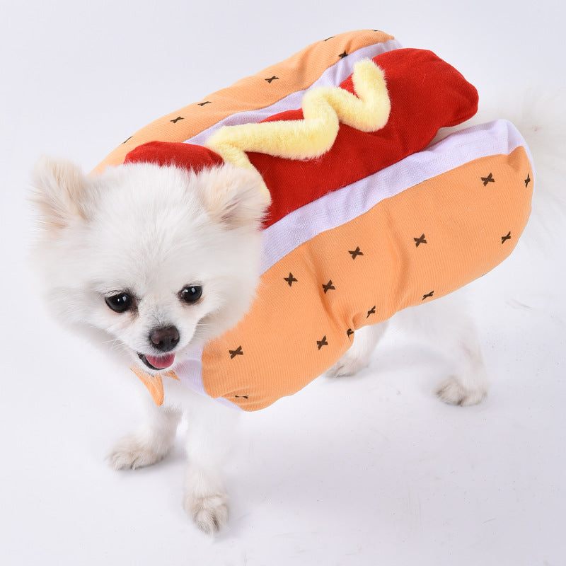 Cross-border Halloween dog clothes for small dogs funny and weird transformation clothes Teddy cat creative clothes pet clothing