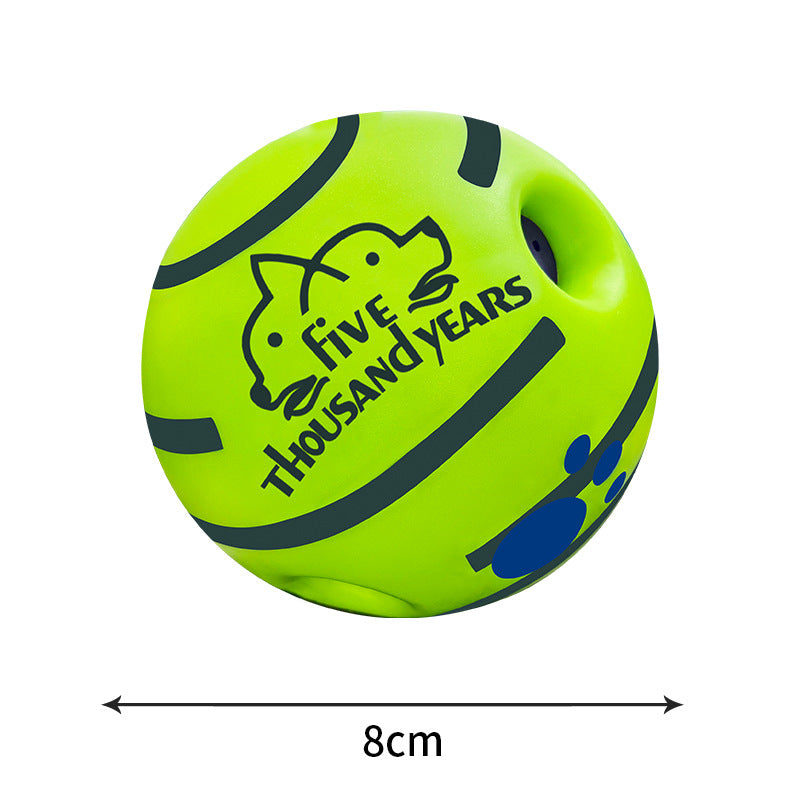 Dog toy ball teeth cleaning interactive pet supplies large dog puppy bite resistant boring sound big dog toy