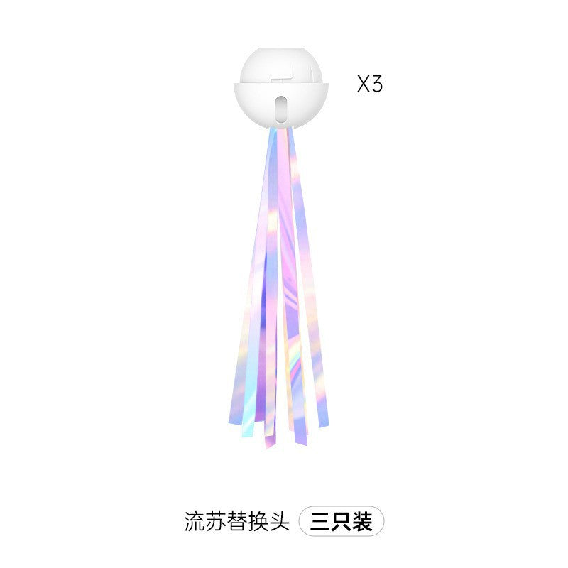 Gravity pet laser cat teaser cat self-entertainment feather replacement can add catnip pet supplies kitten toy