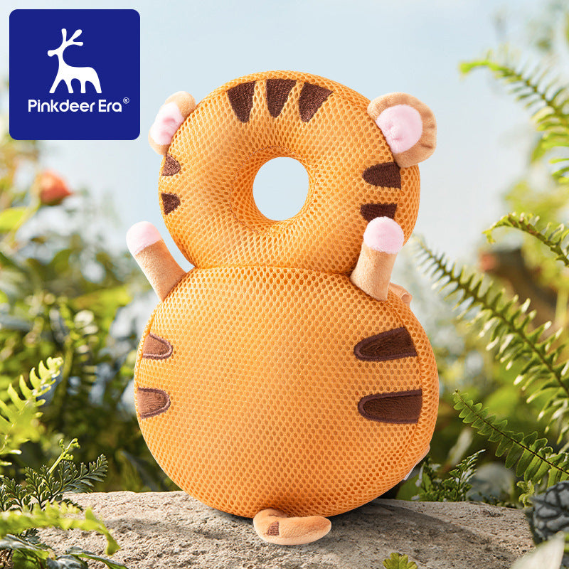 Amazon hot-selling anti-fall pillow baby head pillow butterfly summer animal breathable toddler walking baby head protection