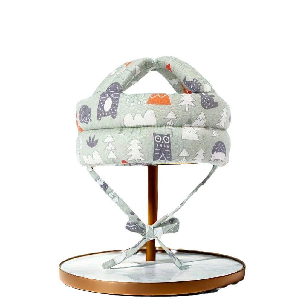 Baby learning to walk head protection anti-fall hat baby learning to walk head protection pad children's anti-collision pillow artifact summer breathable