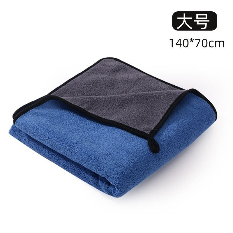Dog bathrobe oversized absorbent quick-drying golden retriever shiba inu cat disposable bath towel pet clothes bath towel
