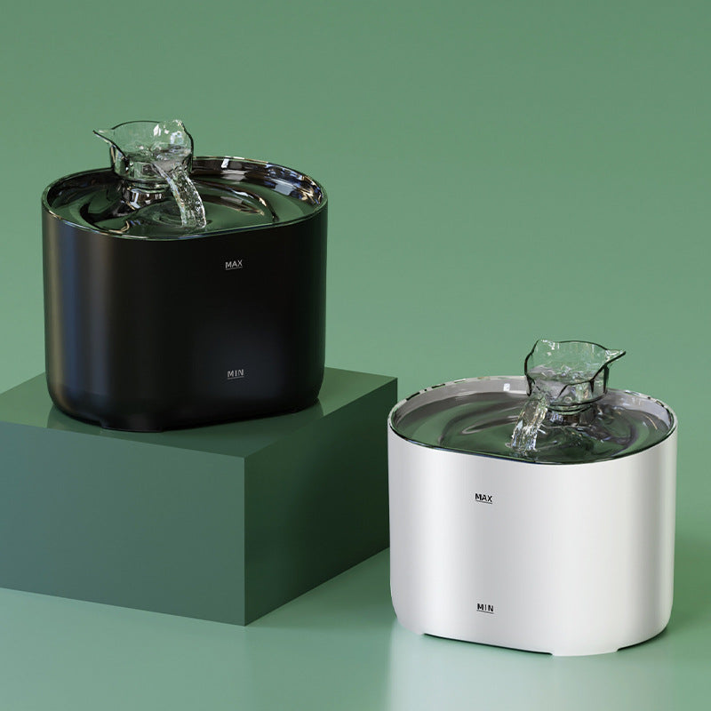 Cross-border hot selling automatic cat water dispenser recycling smart pet water feeder silent water dispenser mobile dog water bowl