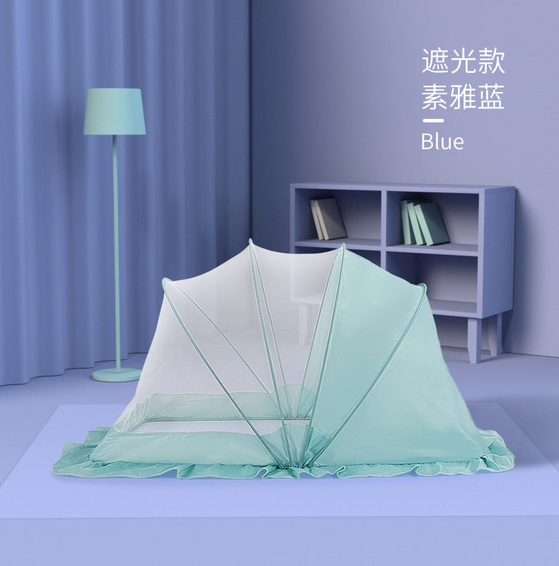 Baby bed mosquito net portable foldable encryption baby mosquito net children's yurt free installation blackout mosquito net