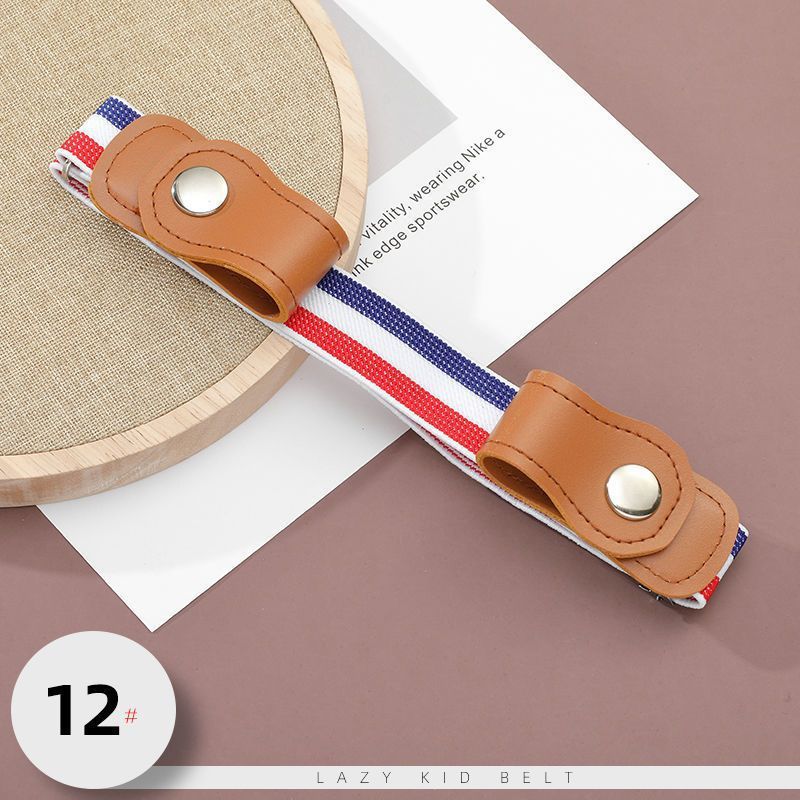 Children's elastic belt cartoon pattern primary school students' belt baby pants anti-fall medium and large children's belt waist belt