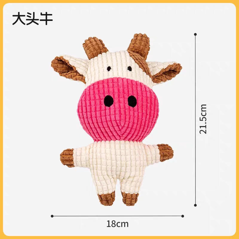 Spot dog toy plush sleeping duck chew-resistant teething sound-relieving small and medium-sized dog pet sound toy