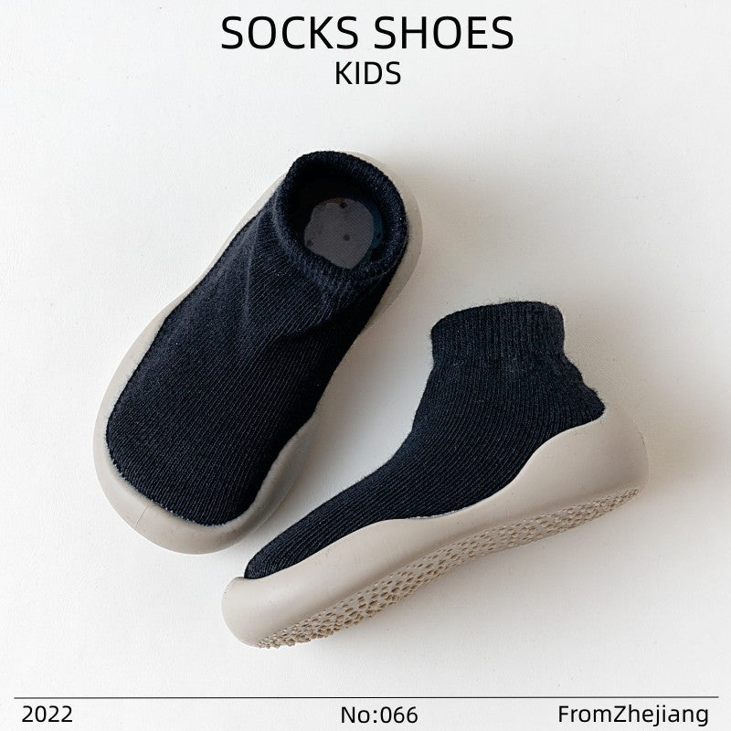 Baby toddler shoes spring and autumn new socks shoes young children children's shoes socks boys and girls floor socks baby socks shoes manufacturers batch