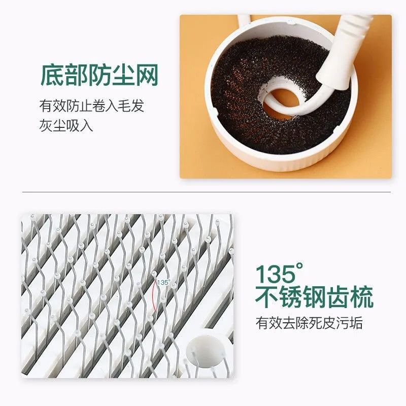 Pet hair dryer 2 in 1 cat and dog hair dryer electric cleaning and grooming pet comb hot air comb spot wholesale