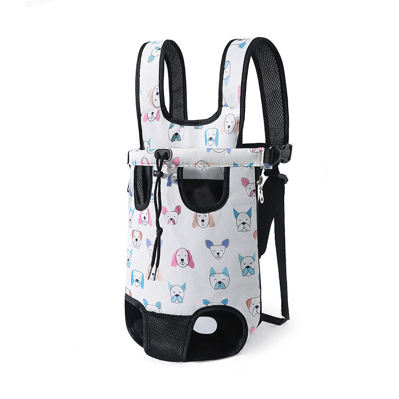 Factory direct sales pet chest bag for going out, comfortable and portable breathable dog bag and cat bag, pet shoulder bag